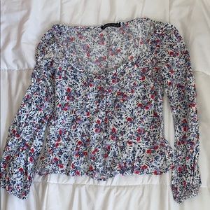 Flowered blouse